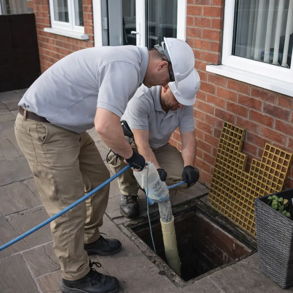 Blocked drain repair service in Upminster